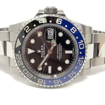 Rolex GMT Master II Black Dial Stainless Steel Mens Watch 116710 BLNR