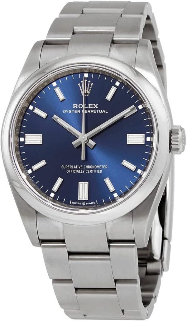 Rolex Oyster Perpetual 36 Automatic Chronometer Blue Dial Watch 126000BLSO