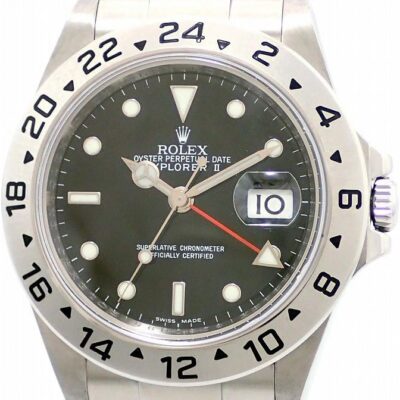 Rolex Oyster Perpetual Explorer II Steel Mens Watch 16570