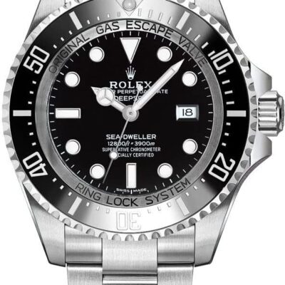 Rolex Sea Dweller Black Dial Stainless Steel Mens Watch 116660