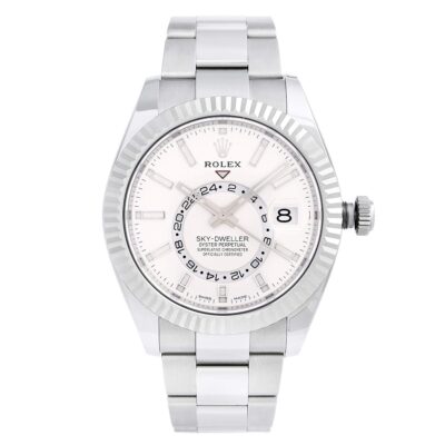 Rolex Sky-Dweller White Dial Automatic Men’s Oyster Watch 326934WSO