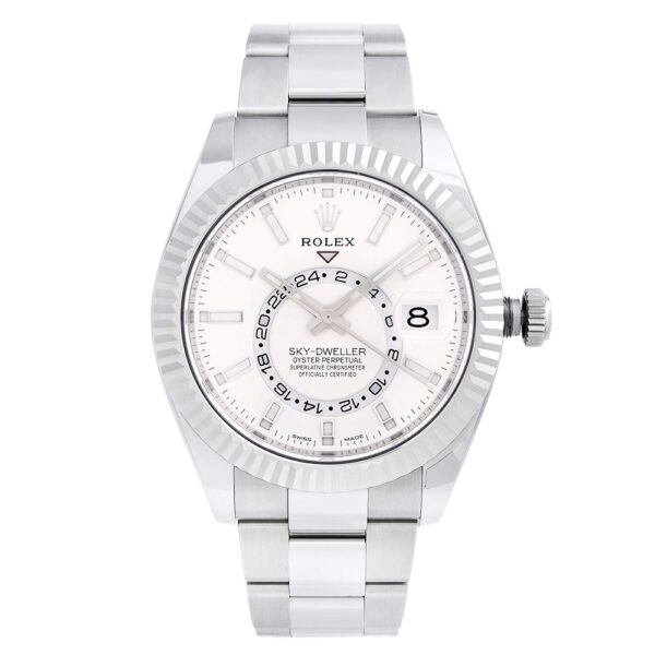 Rolex Sky-Dweller White Dial Automatic Men's Oyster Watch 326934WSO