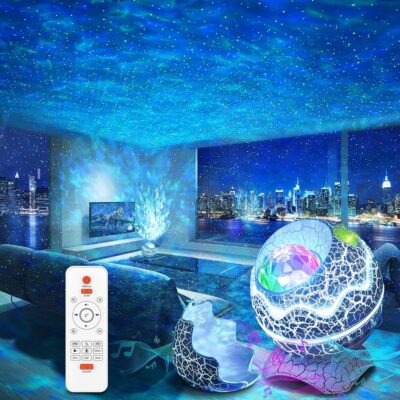 Rossetta Galaxy Projector, Star Projector for Bedroom, Night Lights for Kids Room with White Noise, Bluetooth Speaker, Timer and Remote, Room Decor, Gifts for Girls, Boys,…