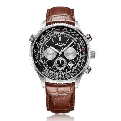 Rotary Aviator Watch GS00100/04/BRN