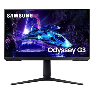 SAMSUNG 24-Inch Odyssey G3 (G30D) Series FHD Gaming Monitor, 1ms, 180Hz, AMD FreeSync, Adjustable Stand, Black Equalizer, Virtual Aim Point, Eye Saver Mode, Flicker-Free,…