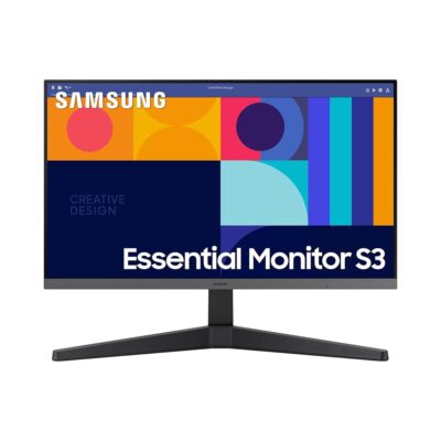 SAMSUNG 24-Inch S33GC Series Business Essential Computer Monitor, IPS Panel, Tilt Only Display Stand, 100Hz, HDMI and DisplayPort, AMD FreeSync, Advanced Eye Care,…