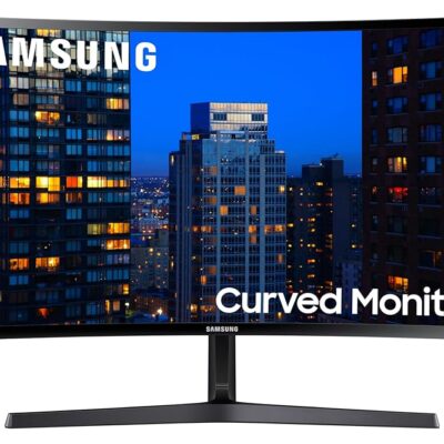 SAMSUNG 27″ CF39 Series FHD 1080p Curved Computer Monitor, Ultra Slim Design, AMD FreeSync, 4ms response, HDMI, DisplayPort, VESA Compatible, Wide Viewing Angle, LC27F398FWNXZA,…