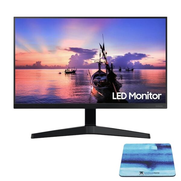 Samsung 27 Inch Monitor, T35F FHD Computer Monitor, 1080p LED 75Hz, HDMI, VGA, Borderless, AMD FreeSync, LF27T350FHNXZA with Wholesalehome Mousepad