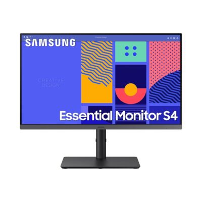 SAMSUNG 27-Inch S43GC Series Business Essential Computer Monitor, IPS Panel, Height Adjustable Stand, Triple Input, New DisplayPort, 100Hz, AMD FreeSync, Advanced Eye Care…