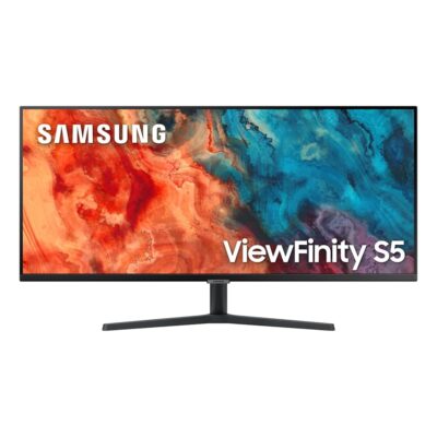 SAMSUNG 34″ ViewFinity S50GC Series Ultrawide QHD Monitor, 100Hz, 5ms, HDR10, AMD FreeSync, Eye Care, Borderless Design, PIP, PBP, LS34C50DGANXZA, 2023, Black