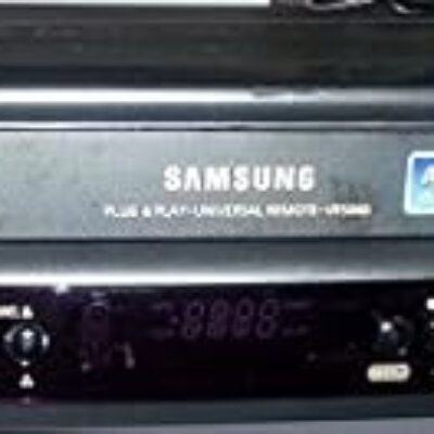 Samsung 4 Head Video System VHS/VCR HQ Plug & Play Model VR5060 Without Remote