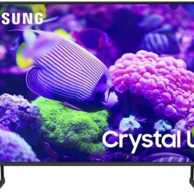 SAMSUNG 55-Inch Class Crystal UHD 4K DU7200 Series HDR Smart TV w/Object Tracking Sound Lite, PurColor, Motion Xcelerator, Mega Contrast, Q-Symphony (UN55DU7200, 2024 Model)