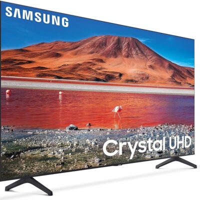 Samsung 55-inch TU-7000 Series Class Smart TV | Crystal UHD – 4K HDR – with Alexa Built-in | UN55TU7000FXZA, 2020 Model