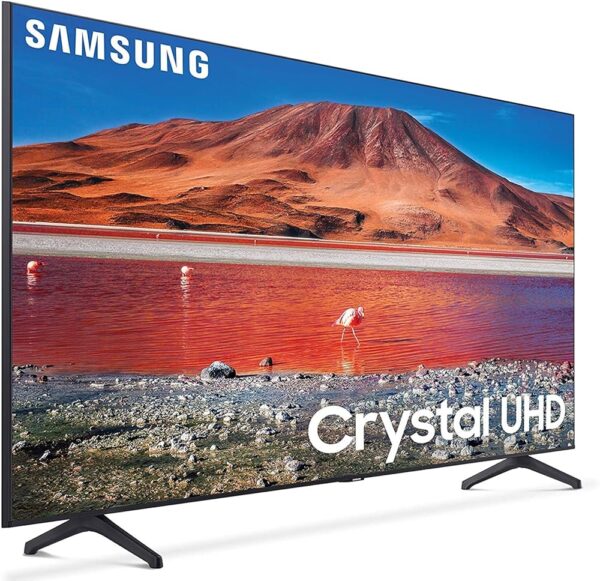 Samsung 55-inch TU-7000 Series Class Smart TV | Crystal UHD - 4K HDR - with Alexa Built-in | UN55TU7000FXZA, 2020 Model