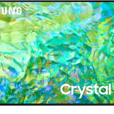 SAMSUNG 65-Inch Class Crystal 4K UHD AU8000 Series HDR, 3 HDMI Ports, Motion Xcelerator, Tap View, PC on TV, Q Symphony, Smart TV with Alexa Built-In (UN65AU8000FXZA, 2021 Model)