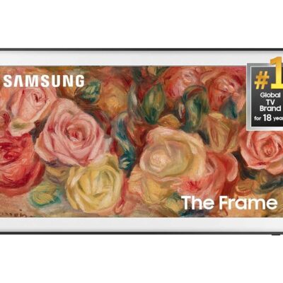 SAMSUNG 65-Inch Class QLED 4K LS03D The Frame Series Quantum HDR Smart TV w/ Dolby Atmos, Art Mode, Anti-Reflection, Customizable Frame, Slim Fit Wall Mount with Alexa Built-In…