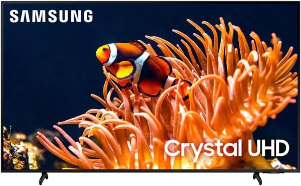 SAMSUNG 85-Inch Class 4K Crystal UHD DU8000 Series HDR Smart TV w/Object Tracking Sound Lite, Motion Xcelerator 120Hz, Ultra Slim Design, Gaming Hub, Alexa Built-in (UN85DU8000,...