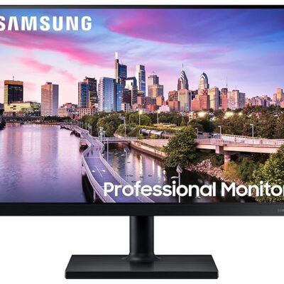 SAMSUNG FT45 Series 24-Inch WUXGA 1920 x 1200 Computer Monitor, 75Hz, IPS Panel, HDMI, DisplayPort, DVI, USB Hub, Built-in Speakers, Height Adjustable Stand, 3 Yr WRNTY…