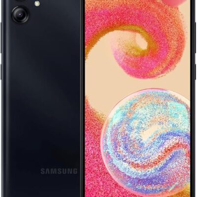 SAMSUNG Galaxy A04 (SM-A045M) 32GB/ 4GB, 6.5″ Unlocked- Black (Renewed)