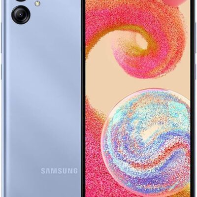 SAMSUNG Galaxy A04e (SM-A042M/DS) Dual SIM 32GB, 6.5″ GSM Unlocked, International Version – Light Blue