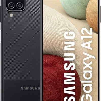 Samsung Galaxy A12 32GB Black for T-Mobile & Sprint- (Renewed)