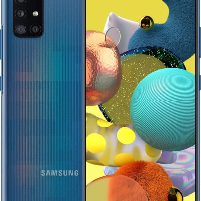 Samsung Galaxy A51 5G | A516U | 128GB | Single SIM | Android Smartphone | Prism Crush Blue – Verizon Locked – (Renewed)