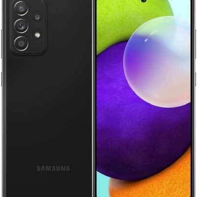 Samsung Galaxy A52 (5G) 128GB A526U (T-Mobile/Sprint Unlocked) 6.5″ Display Quad Camera Smartphone – Black (Renewed)