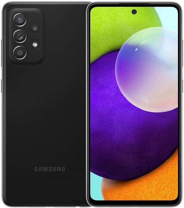 Samsung Galaxy A52 (5G) 128GB A526U (T-Mobile/Sprint Unlocked) 6.5" Display Quad Camera Smartphone - Black (Renewed)