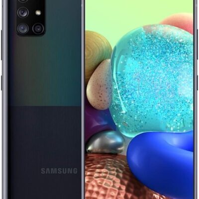 SAMSUNG Galaxy A71 5G (128GB, 6GB) 6.7″ AMOLED+, Snapdragon 765G, 4500mAh Battery, Global 5G Volte GSM AT&T Unlocked (T-Mobile, Metro, Straight Talk) US Warranty A716U (Prism…