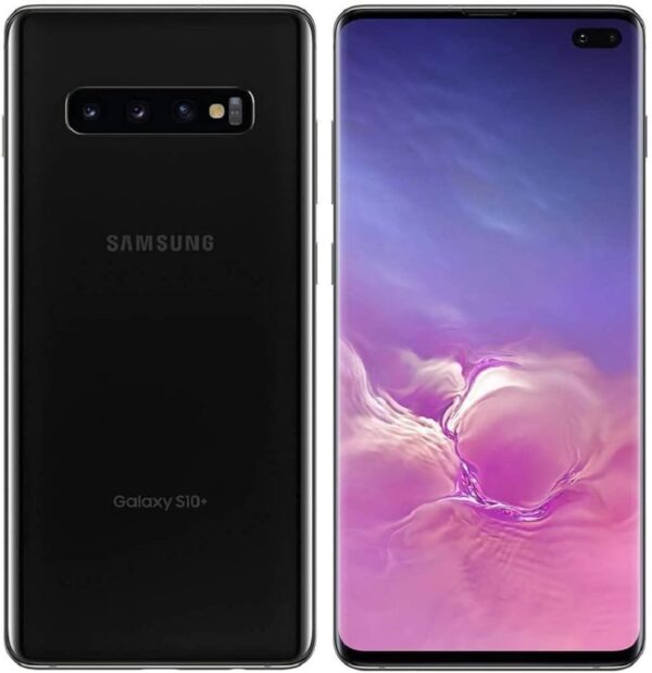 Samsung Galaxy S10+, 128GB, Prism Black - AT&T (Renewed)