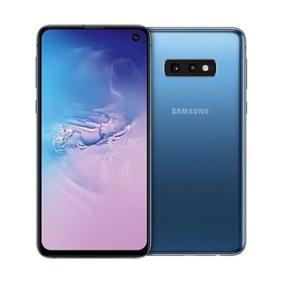 SAMSUNG Galaxy S10e (128GB, 6GB) 5.8″ AMOLED, Snapdragon 855, 4G LTE Fully Unlocked (AT&T, Verizon, T-Mobile, GoogleFi) G970U (Fast Car Charger Bundle, Prism Blue) (Renewed)