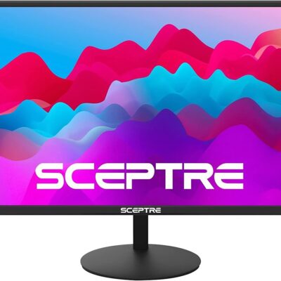 Sceptre 27-Inch FHD LED Gaming Monitor 75Hz 2X HDMI VGA Build-in Speakers, Ultra Slim Metal Black