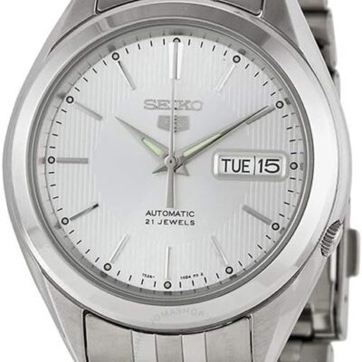 Seiko 5 SNKL15 Men’s Stainless Steel Silver Dial Self Winding Automatic Watch