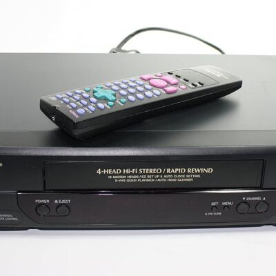 Sharp Model VC-H992U Hi Fi Stereo – Rapid Rewind 4 Head VCR Player/Recorder