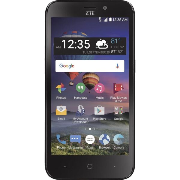 Simple Mobile ZFIVE 2 Prepaid Carrier Locked - 5" Screen - 8GB - Black (U.S. Warranty)