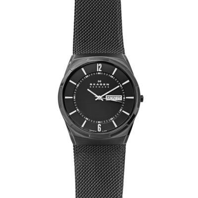 Skagen Men’s Sundby Quartz Analog Stainless Steel and Mesh Watch