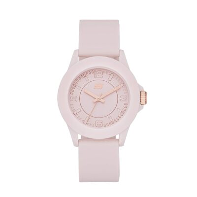 Skechers Women’s Rosencrans Mid Quartz Plastic and Silicone Casual Sports Watch