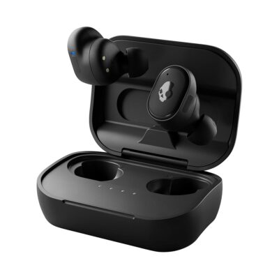 Skullcandy Grind In-Ear Wireless Earbuds, 40 Hr Battery, Skull-iQ, Alexa Enabled, Microphone, Works with iPhone Android and Bluetooth Devices – True Black