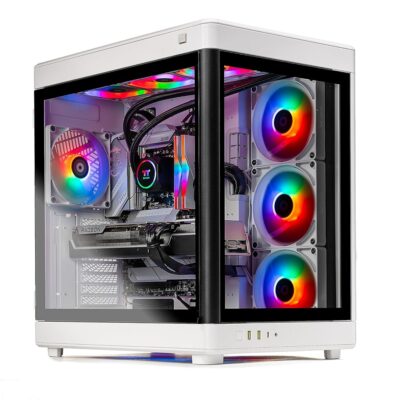 Skytech Gaming Prism Gaming PC, Ryzen 9 7900X3D 4.4 GHz, RTX 4070 Ti, 1TB NVME, 32GB DDR5 RAM RGB, 850W Gold PSU Wi-Fi, Win 11 Home, RGB-Keyboard and RGB-Mouse Included