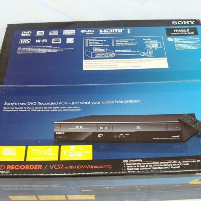 Sony RDR-VX535 DVD Recorder & VCR Combo Player with 1080p HDMI Upscaling and Bonus HDMI Cable