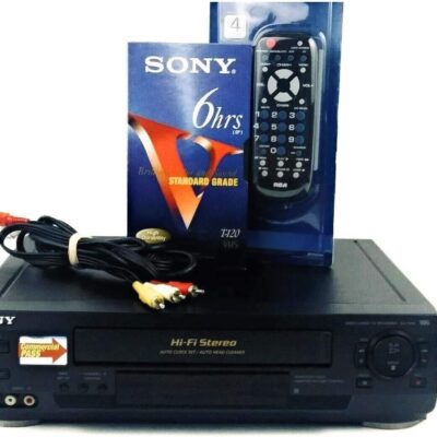 Sony SLV-N50 Video Cassette Recorder VHS 4-Head Hi-Fi VCR