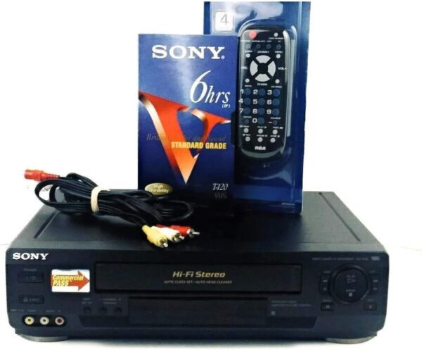 Sony SLV-N50 Video Cassette Recorder VHS 4-Head Hi-Fi VCR