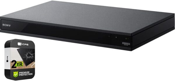 Sony UBP-X800M2 4K UHD Blu-ray Player with HDR and Dolby Atmos 2019 Model (Renewed) Bundle with 2 YR CPS Enhanced Protection Pack