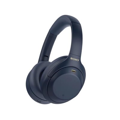 Sony WH-1000XM4 Noise Cancelling Wireless Headphones – 30hr Battery Life – Over Ear Style – Optimised for Alexa and Google Assistant – Built-in mic for Calls – Blue…