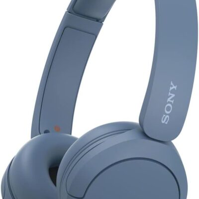 Sony WH-CH520 Wireless Headphones Bluetooth On-Ear Headset with Microphone, Blue