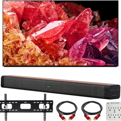 Sony XR75X95K 75″ BRAVIA XR X95K 4K HDR Mini LED TV with Smart Google TV (2022 Model) Bundle with Deco Home 60W 2.0 Channel Soundbar, 37″-100″ TV Wall Mount Bracket Bundle and…