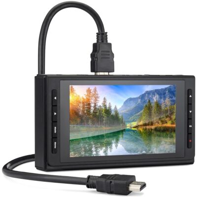 SoundBeast 4K HD Video Capture Box – Capture or Live Stream Video (with Audio) from HDMI, AV, VHS, VCR, DVD, Camcorders, Hi8, MiniDV – 5″ Preview LCD & Speaker