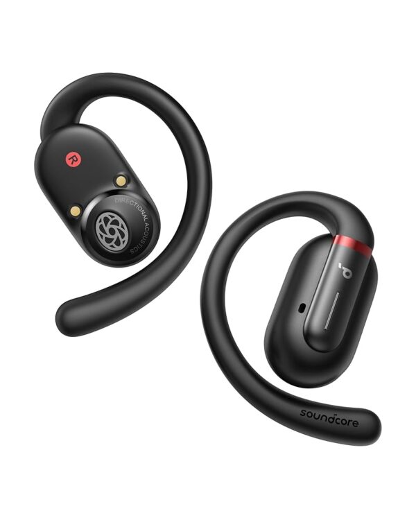 Soundcore by Anker V30i Open-Ear Headphones, Ultra-Comfort, Lightweight Design, Snug Fit, Ergonomic Ear Hooks, Robust Bass, 36H Playtime, Bluetooth 5.3, App Control, Clear...