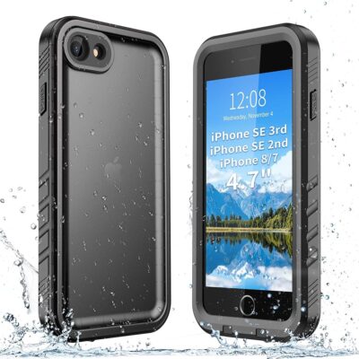 SPORTLINK Waterproof Case for iPhone SE 3rd 2022/iPhone SE 2nd 2020/iPhone 7/8 – Built in Screen Protector Full Body Shockproof Dustproof IP68 Waterproof Case for iPhone…