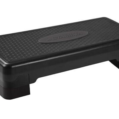 Stamina Aerobic Step with Portable and Lightweight Construction for Fitness, Sports, and Outdoor and Indoor Recreation